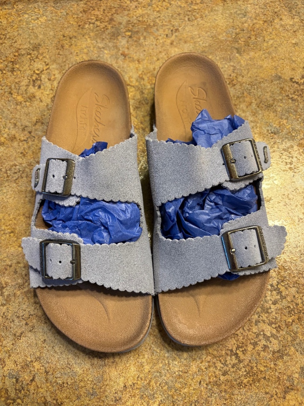 Skechers Arch Fit  Lux Foam Sandal Size 8